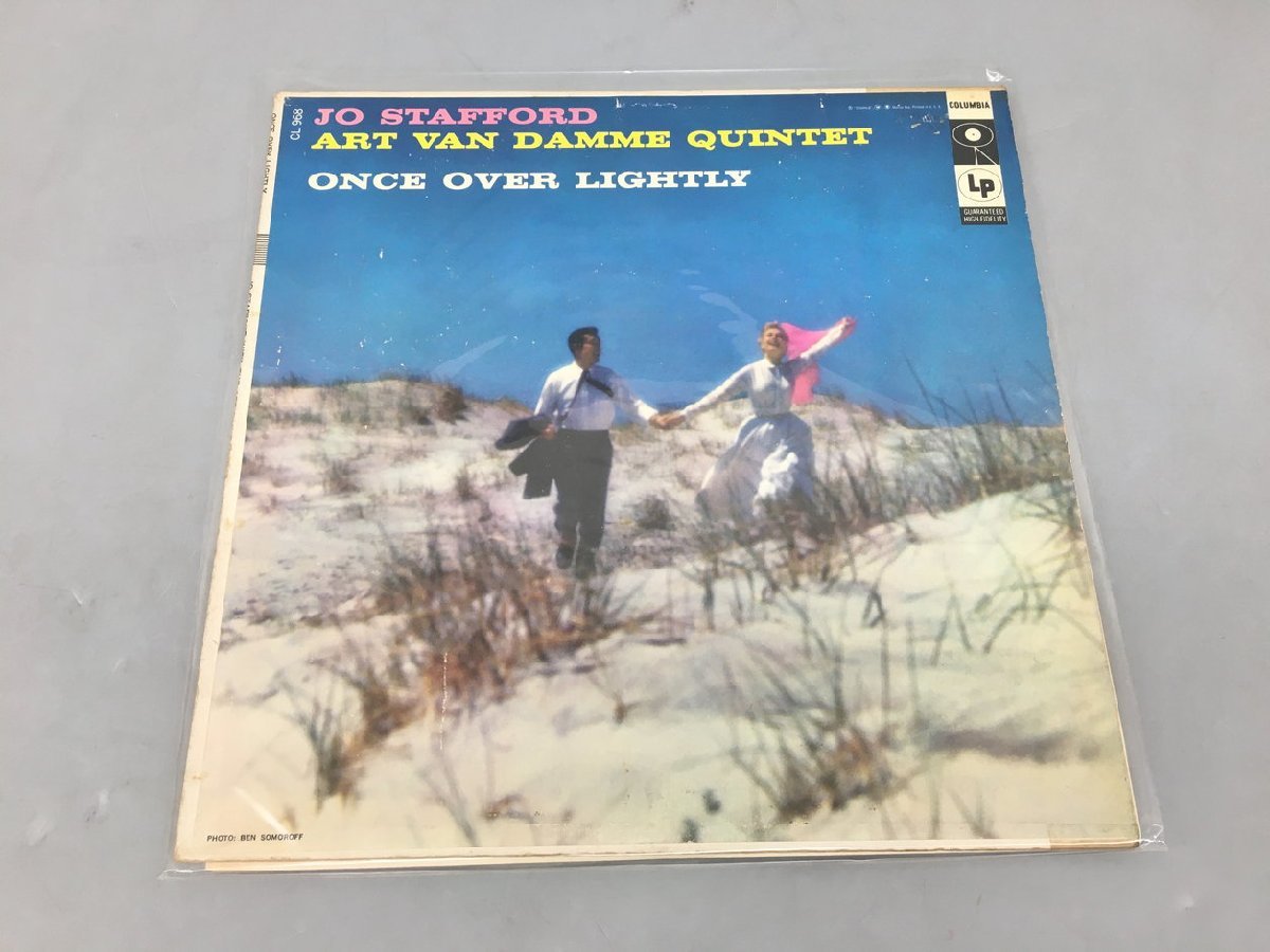 LPレコード JO STAFFORD With The Art Van Damme Quintet ONCE OVER LIGHTLY CL 968 2309LO244_画像1