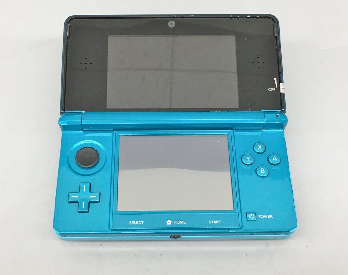 Nintendo 3DS 偽トロキャプチャ 本体 アクアブルー キャプチャー機能