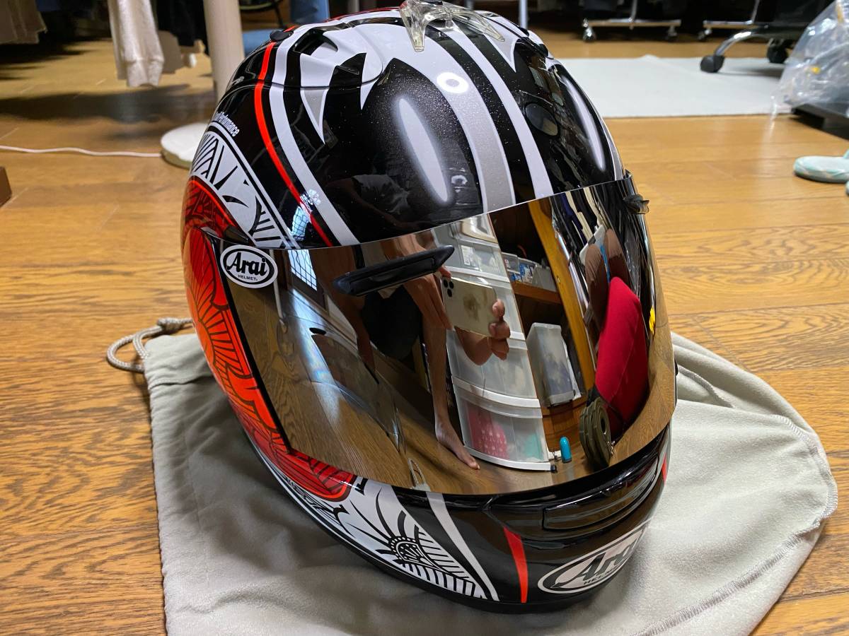 Arai アライ RX-7 RR5 NAKANO ナカノ フルフェイスヘルメット LLサイズ