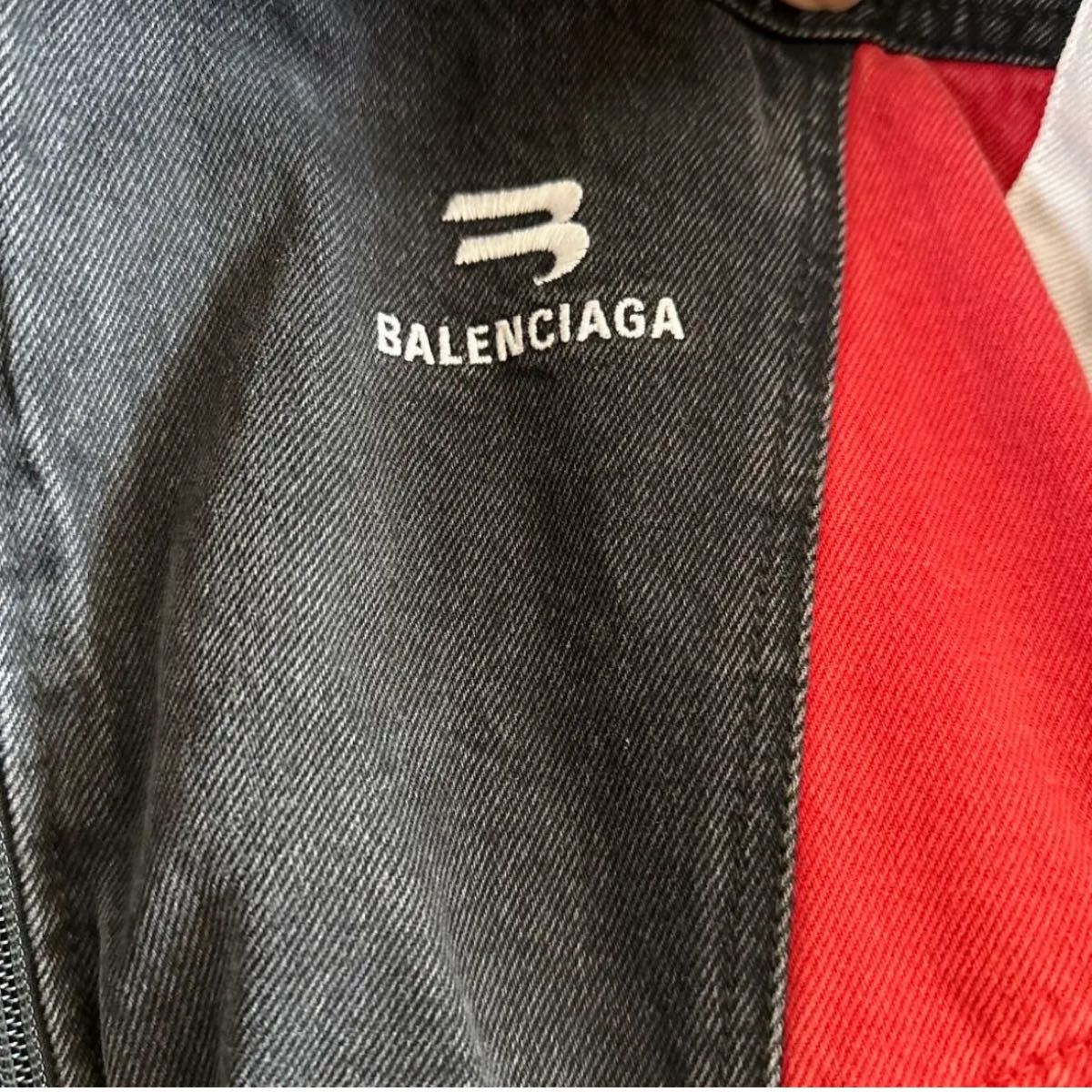 コムドットやまと着用 BALENCIAGA デニム トラックジャケット コムドットやまと着用 BALENCIAGA デニム トラックジャケット