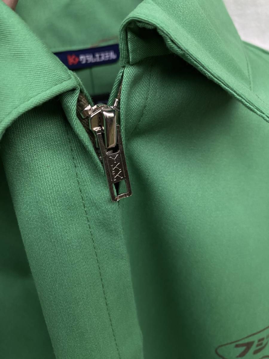 未使用 DEAD STOCK フジカラー ワーク ブルゾン スイングトップ YKK クラレエステル M JAPAN VINTAGE ジャパンヴィンテージ 60s70s_画像5