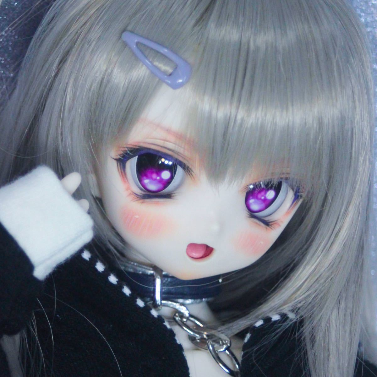 くるる* DDH-01 カスタムヘッド セミホワイト肌 オリジナルアイ