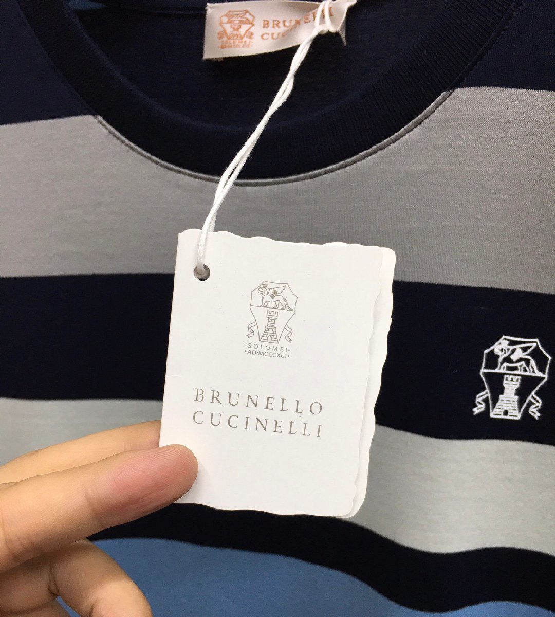 BC B*C メンズ Tシャツ 半袖 ボーダー柄 刺繍ロゴ サイズ選択可能 2188-XL-