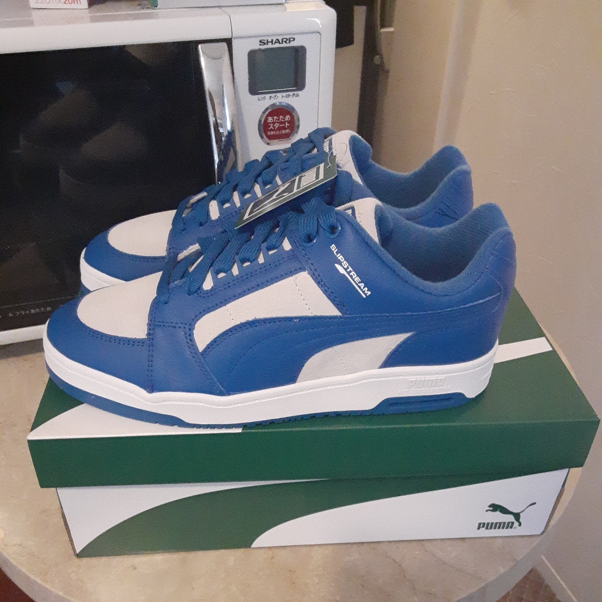 PUMA　スリップストリーム　未使用品　ブルー×ホワイト　27cm 8サイズ　Lo Retro Teams ホワイトプーマロイヤル　387207 03_画像1