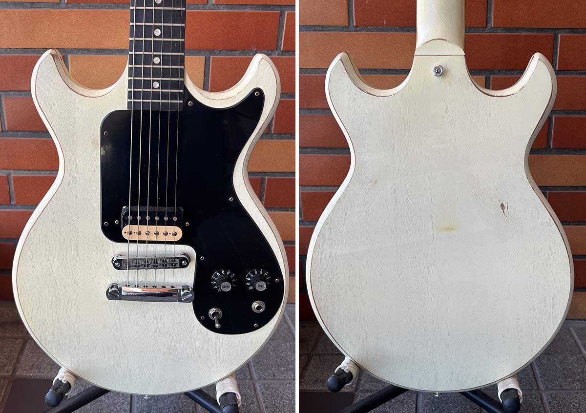 ● Gibson Joan Jett Melody Maker Worn White 2010年製 ギブソン ジョーン・ジェット メロディ メーカー ハードケース付 Made in USA _画像3