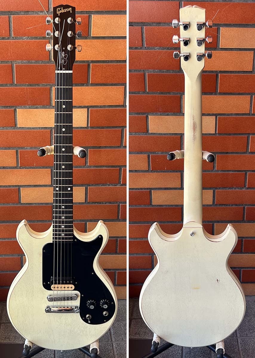 ● Gibson Joan Jett Melody Maker Worn White 2010年製 ギブソン ジョーン・ジェット メロディ メーカー ハードケース付 Made in USA _画像1