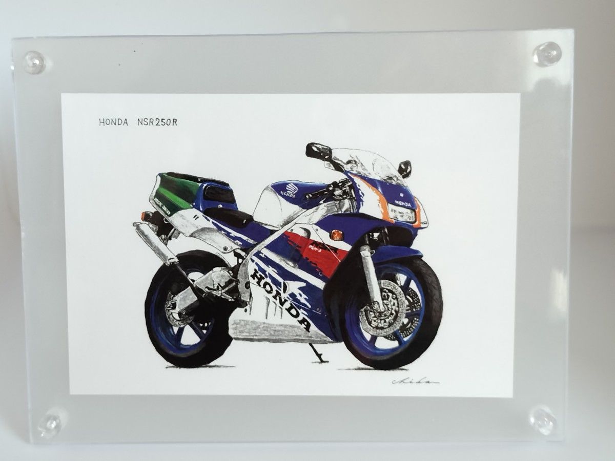 バイクポストカード　HONDA　NSR250R