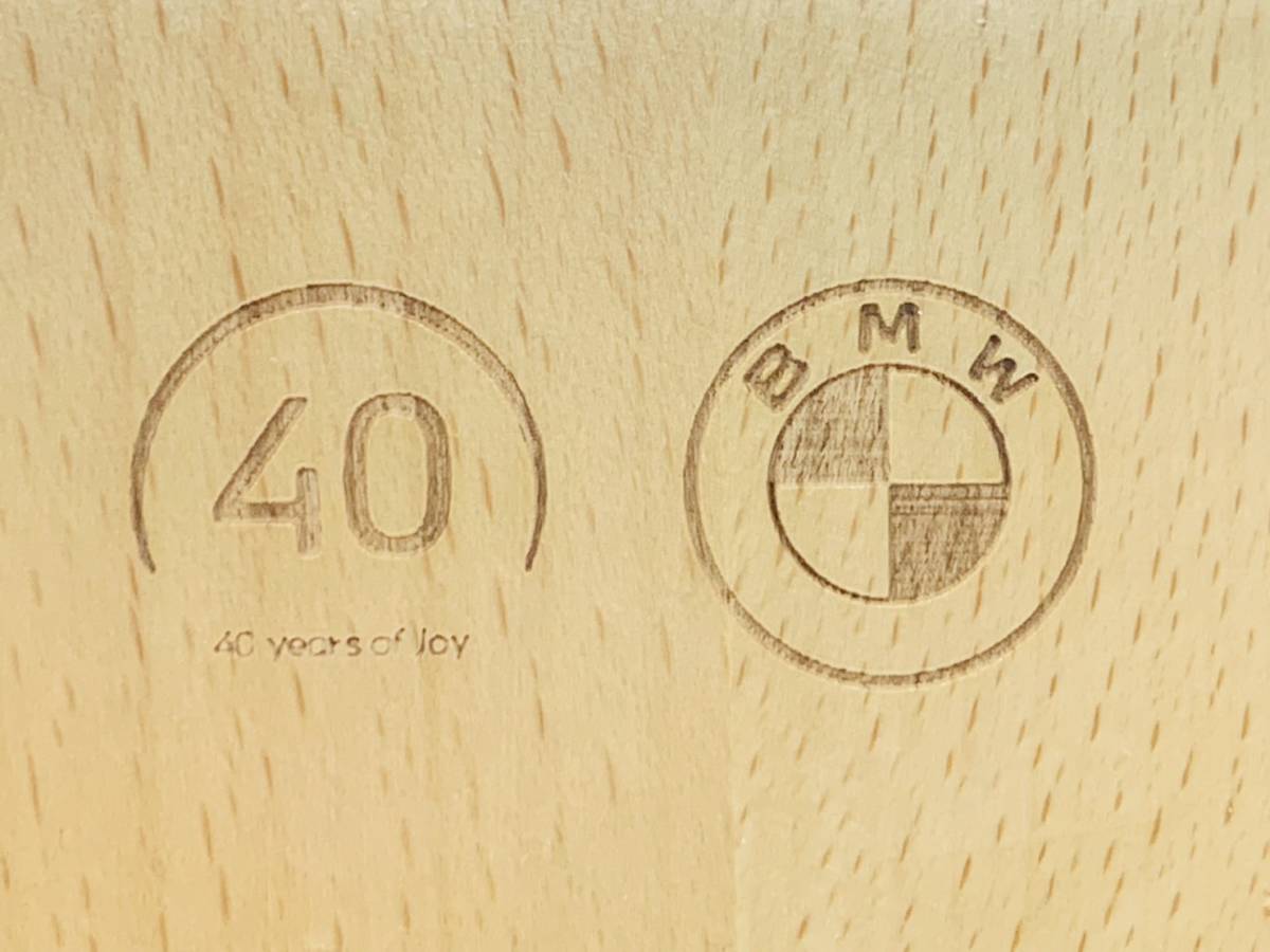 1 иен старт [ не использовался ] BMW 40 anniversary commemoration дерево фоторамка фоторамка не продается высота примерно 16cm ширина примерный 15cm ширина примерно 3.5cm открытка имеется 