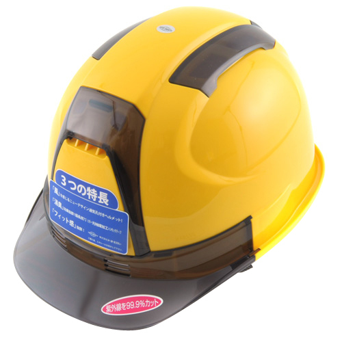  Toyo TOYO шлем ven чай шлем желтый NO.390F-OT-SS строительство строительство TEL леса электроработы общественные сооружения безопасность первый 