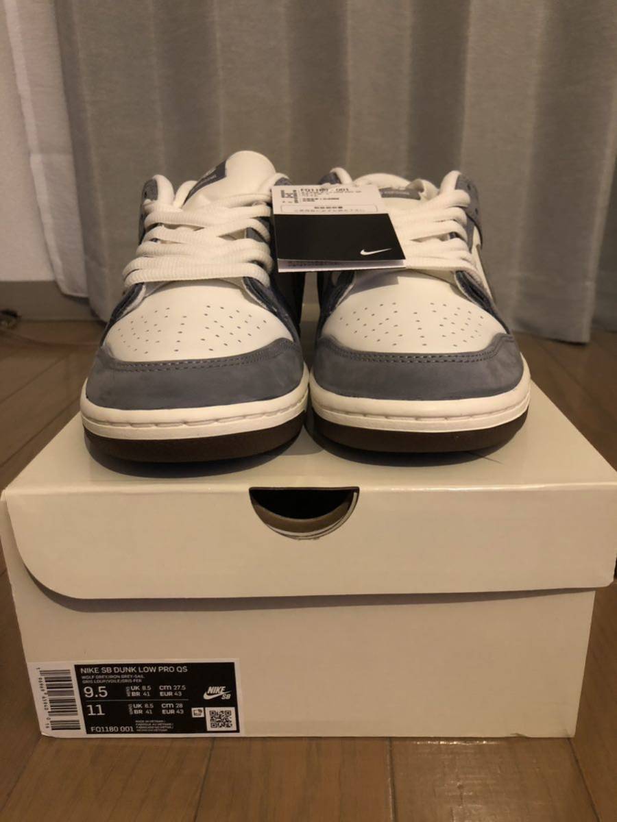 国内正規 新品未使用 NIKE SB DUNK LOW PRO QS YUTO WOLF GRAY ナイキ