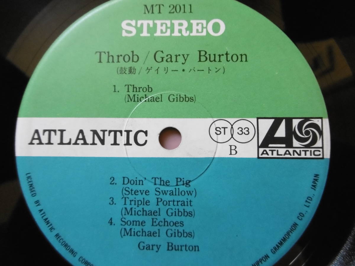 激安即決1969年頃LP鼓動THROB/ゲイリー・バートン/GARY BURTON/発売当時物買時!!_画像6