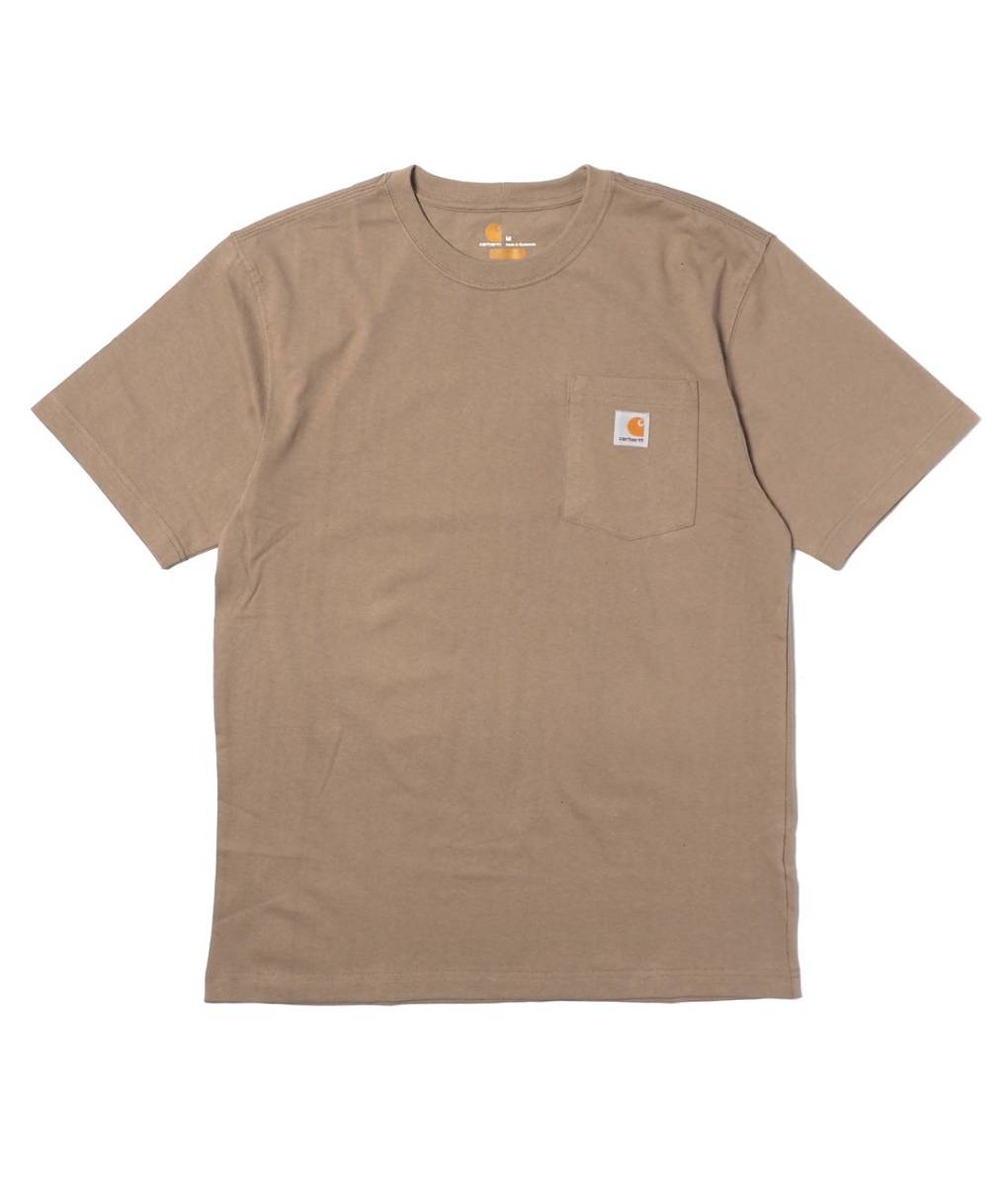 カーハート K87 ポケット Tシャツ ベージュ　S　新品　Carhartt_画像1