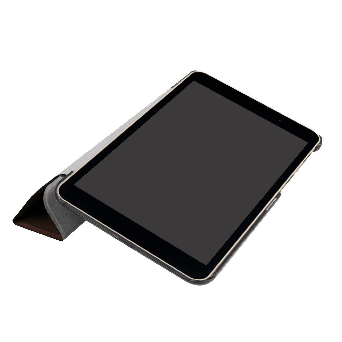 J:COMタブレットLG G Pad 8.0 III LGT02 タブレット ケース 三つ折 カバー 薄型 軽量型 ブラウン_画像4