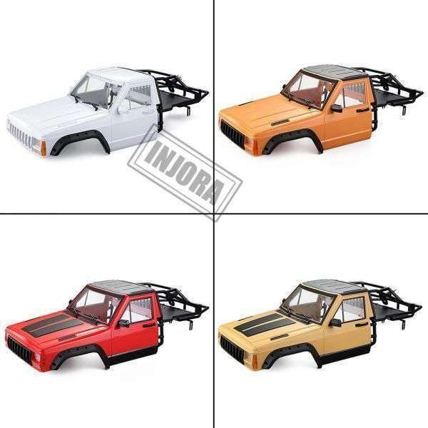 インジョラRCカーチェロキーボディキャブ＆ 1/10 RCクローラーTraxxas TRX4アキシャルSCX10 9004 S204000114276715_画像1