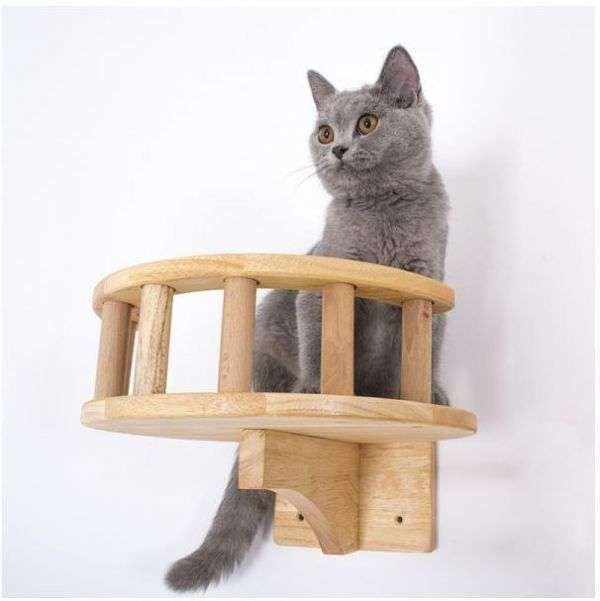 cat step wall attaching pcs wooden cat for cat walk cat tower climbing 