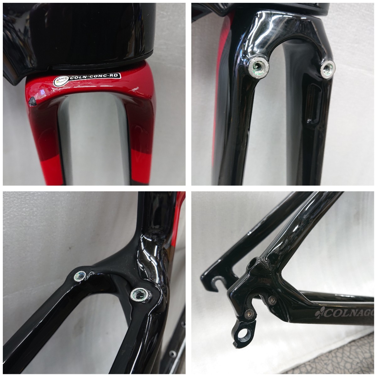 コルナゴ コンセプト colnago concept 480s フレームセット 中古 コルナゴ コンセプト colnago concept 480s フレームセット 中古