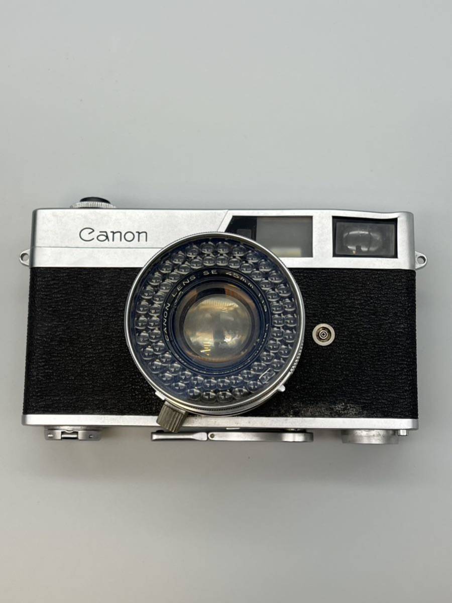 Y09049　　【ジャンク】Canon キャノン nanonnt キャノネット フィルムカメラ _画像1