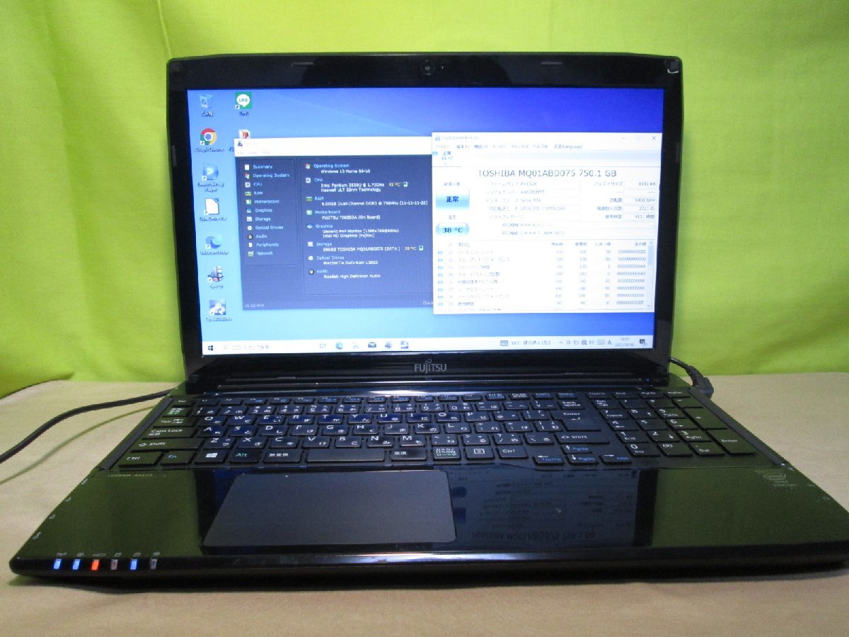 同梱不可】 17GHz】 Win10 3558U AH42/S【Pentium LIFEBOOK FMV 富士通