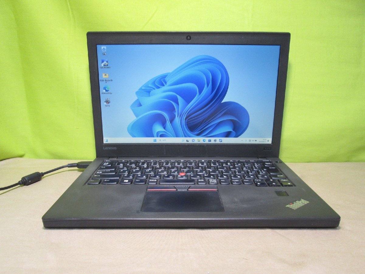Lenovo ThinkPad X270 20K60012JP【Core i3 6006U】　【最新 Win11 Home】 充電可 長期保証 [86619]