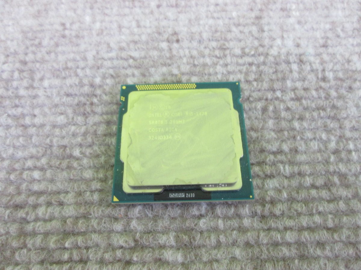 インテルCPU Core i5 3470 3.2GHz 送料無料 正常品 [86668]_画像1