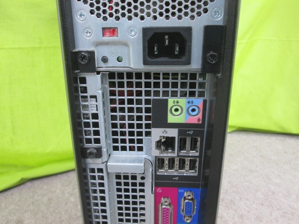 DELL OptiPlex 380【Core 2 Duo】 電源ランプ点灯 ジャンク [86762]_画像4