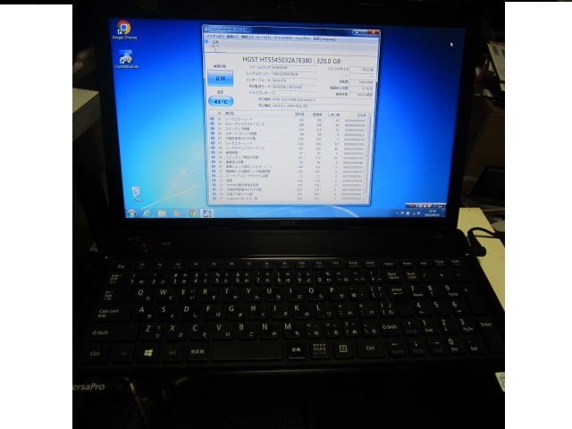NEC VersaPro PC-VK15EFWDF Celeron B800 1.5GHz/4GB/320GB/正常動作確認済み/リカバリディスク有り_画像1