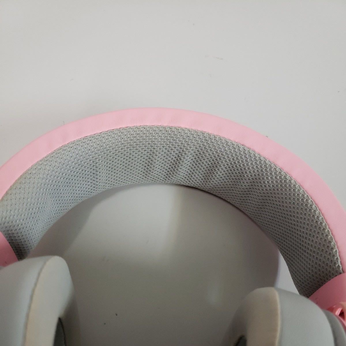 509y0606★Razer Kraken Quartz Pink ゲーミングヘッドセット_画像5