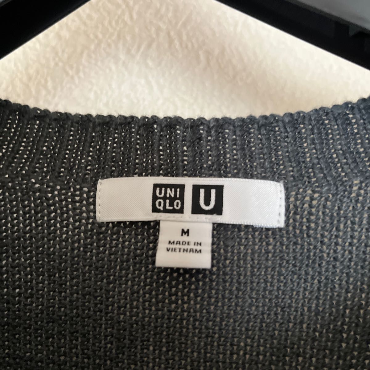 ユニクロ　3D クルーネックセーター（長袖）　麻　リネン