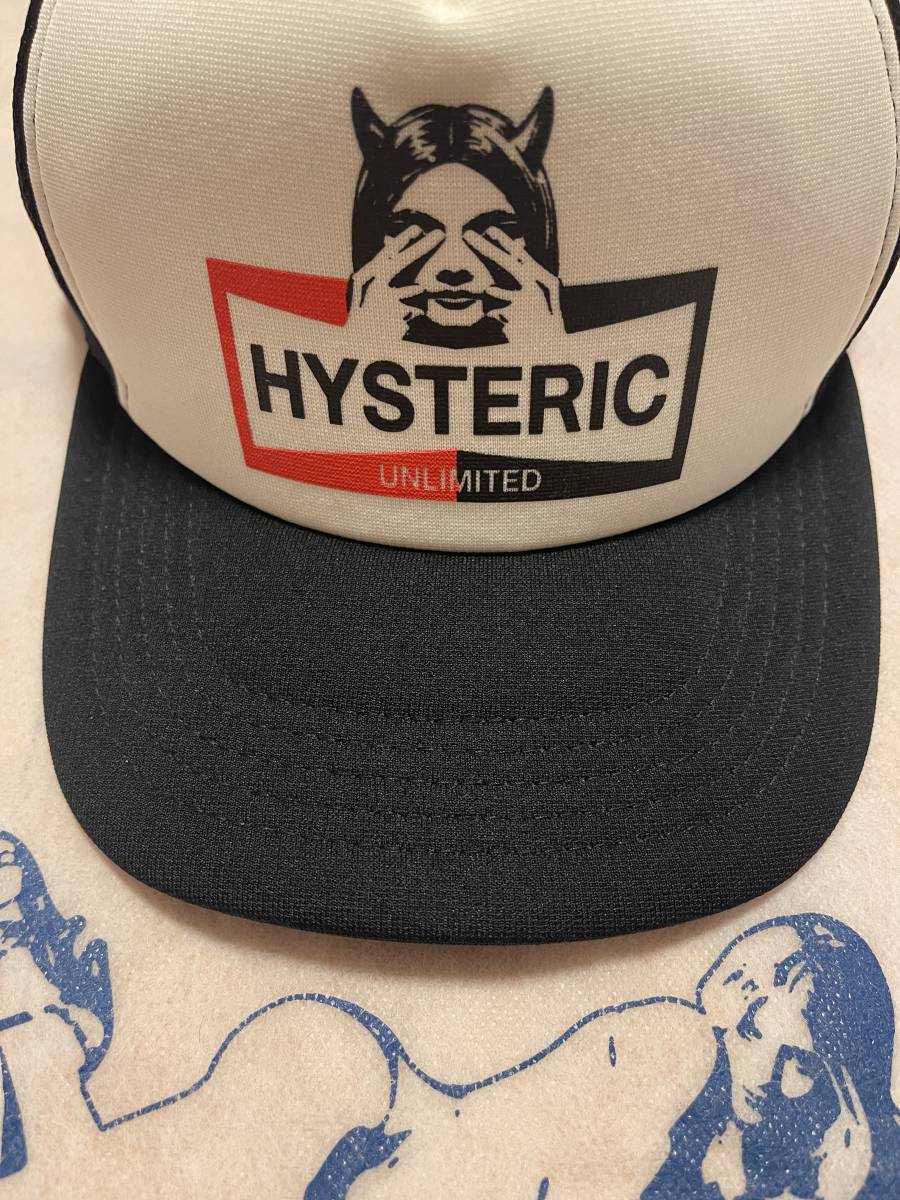 期間限定30％OFF! 新品 UNLIMITED』黒FREE メッシュキャップ『HYSTERIC