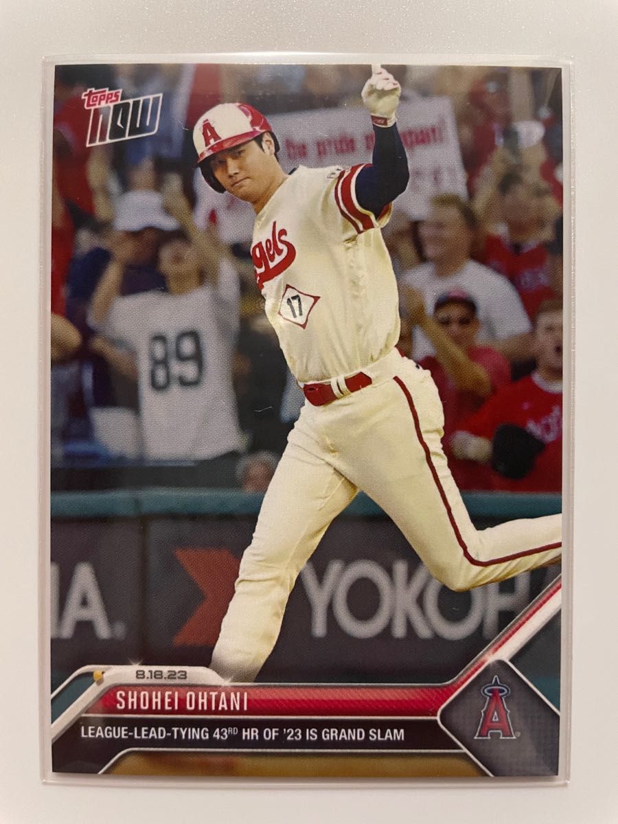 大谷翔平選手 Topps Now 43号グランドスラム メジャー2度目満塁ホームラン #727 8.18.23