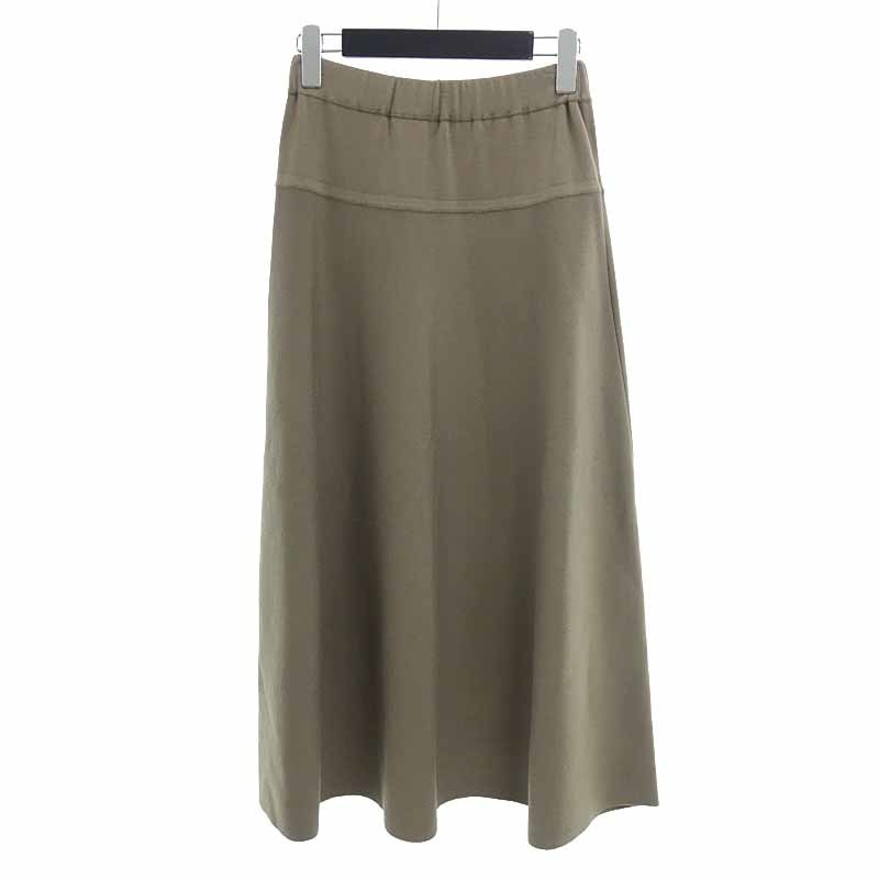 【PRICE DOWN】unfil superfine merino smooth knit skirt スカート