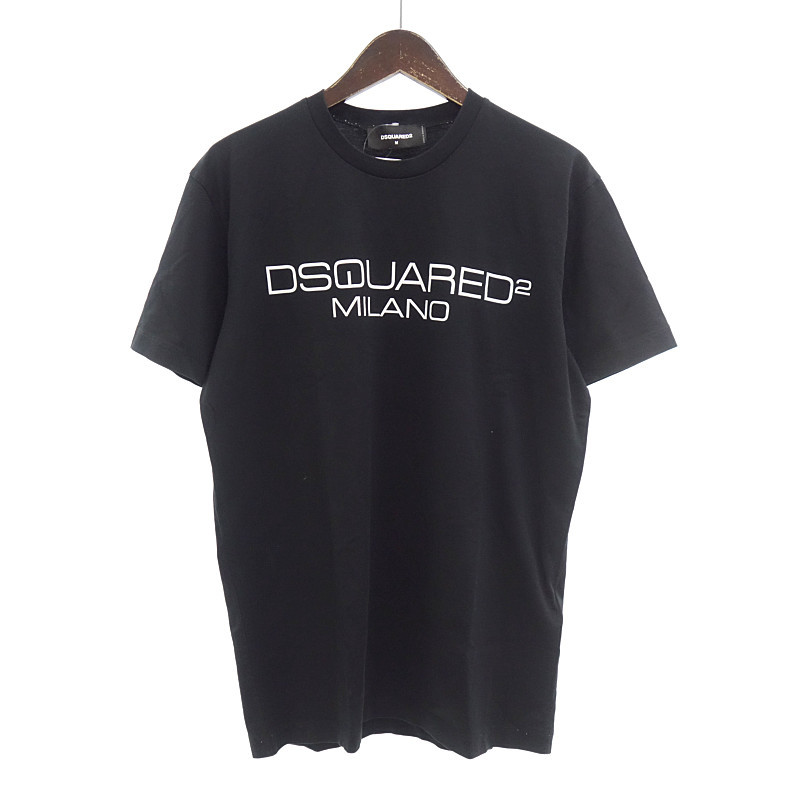 DSQUARED2 20SS MILANO ロゴ プリント 半袖 クルーネック Tシャツ