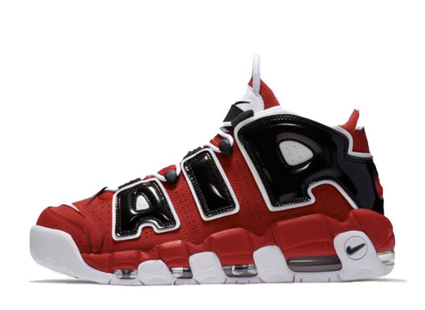 NIKE AIR MORE UPTEMPO ’96 "BLACK AND VARSITY RED"(2021) 24cm 921948-600-21