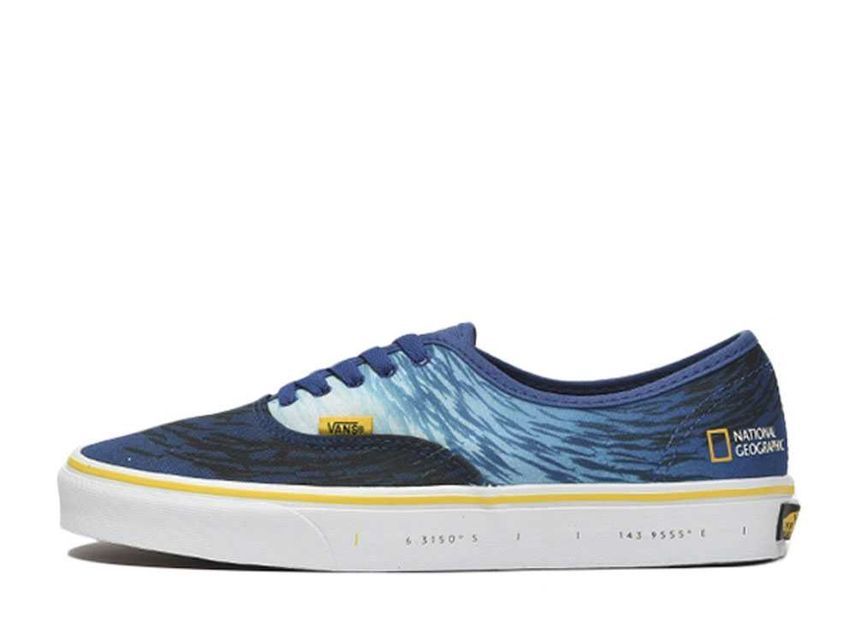National Geographic Vans Authentic "Multi/Yellow-White" 27.5cm VN0A2Z5I002