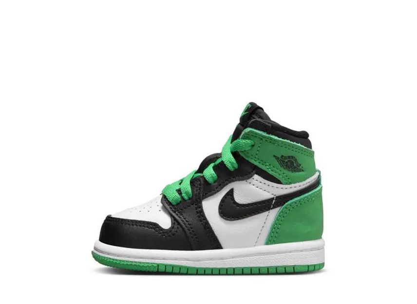 Nike TD Air Jordan 1 Retro High OG "Celtics/Black and Lucky Green" (2023) 10cm FD1413-031