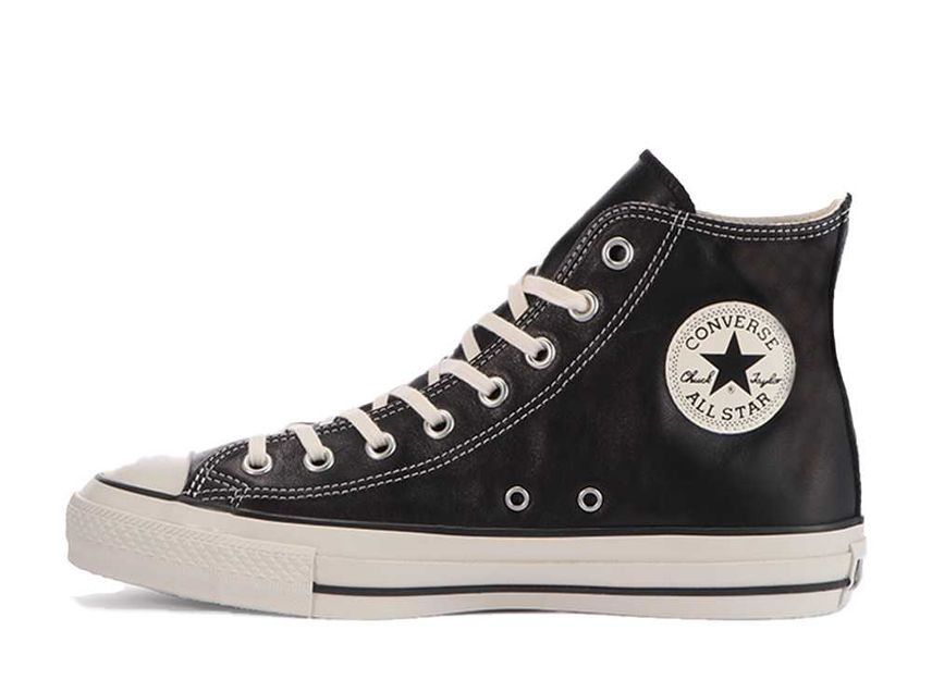 Converse All Star Olive Green Leather Hi "Black" 26.5cm 1SC616