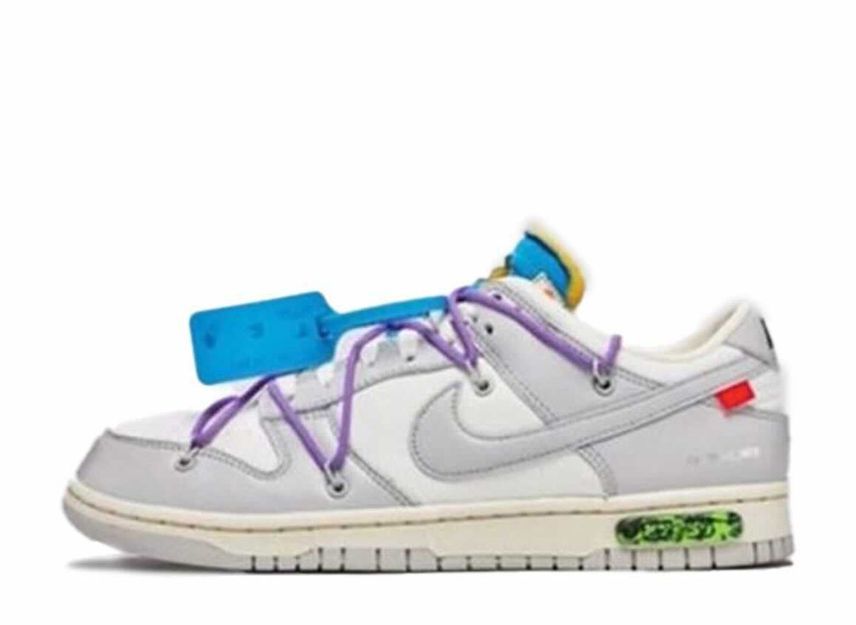 OFF-WHITE NIKE DUNK LOW 1 OF 50 "47" 28cm DM1602-125