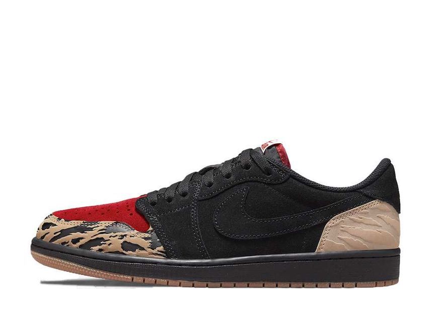 25.5cm Sole Fly Nike Air Jordan 1 Low "Black and Sport Red" 25.5cm DN3400-001
