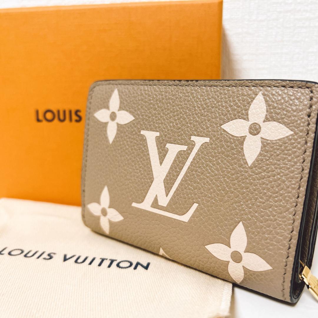 超美品 Louis Vuitton トゥルトレール 折財布 モノグラム アンプラント 