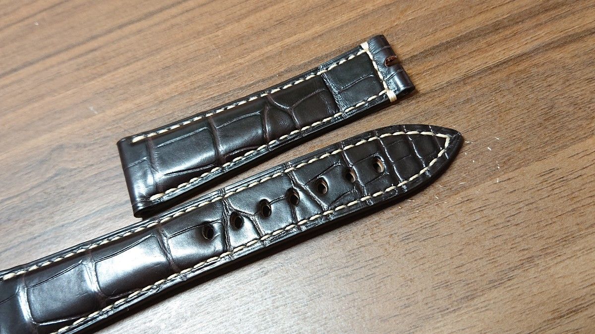 純正 ブレゲ クロコストラップ-