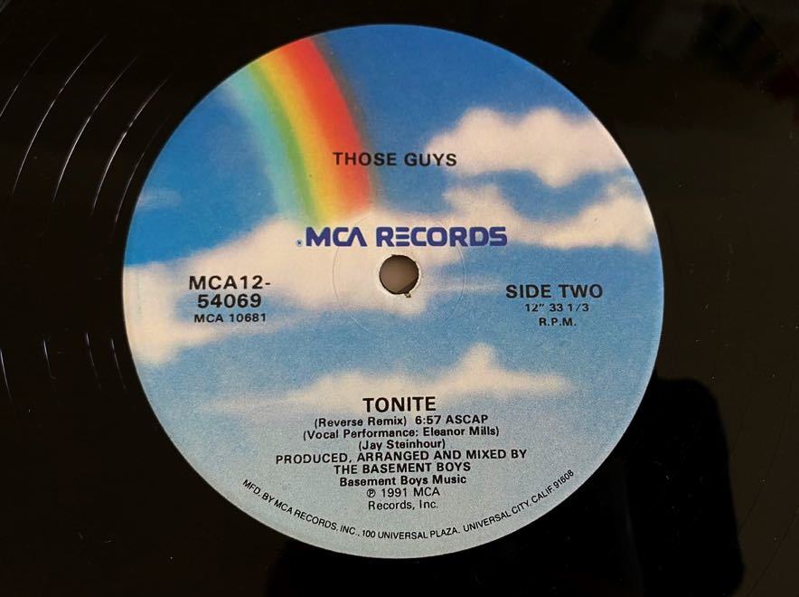 【中古レコード／12インチ】THOSE GUYS／TONITE《輸入盤》_画像6