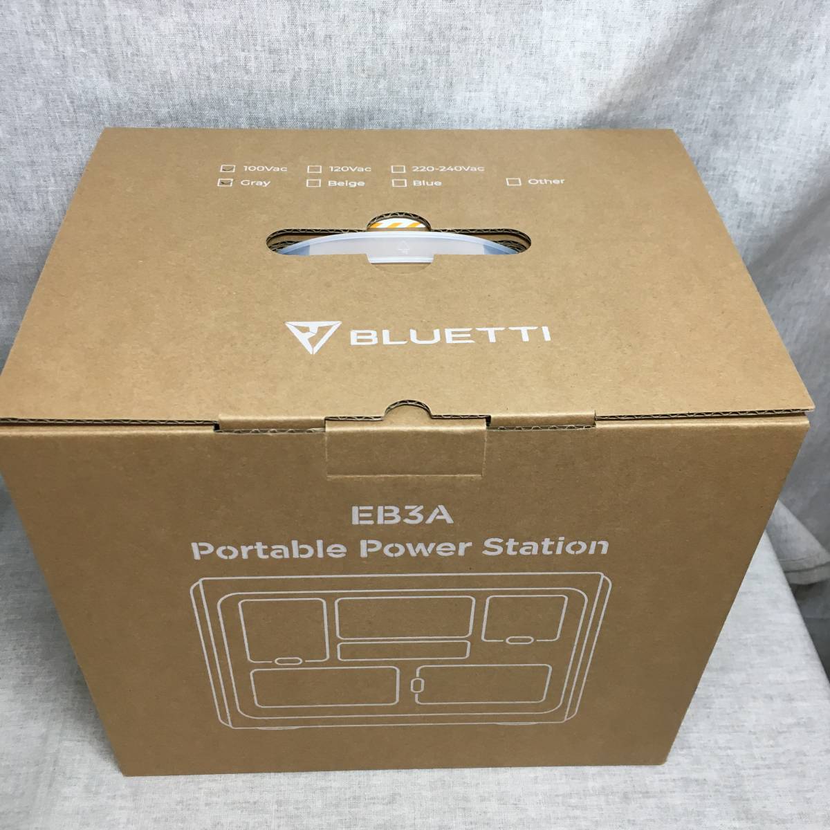 BLUETTI ポータブル電源 EB3A 268Wh/600W 軽量 小型 蓄電池 家庭用