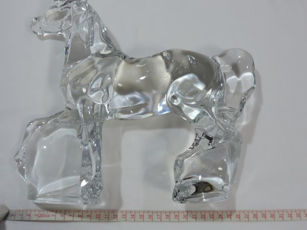 Baccarat/バカラ 馬/ホース クリスタル インテリア 横28cm×高さ25.5cm 716F_画像9