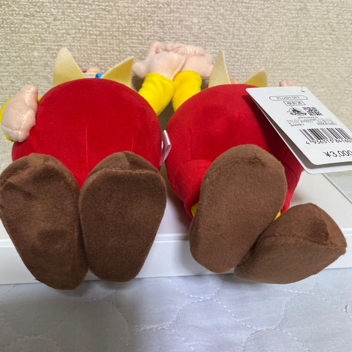 【不思議の国のアリス】ディズニー トゥイードル・ディーとトゥイードル・ダム ぬいぐるみ