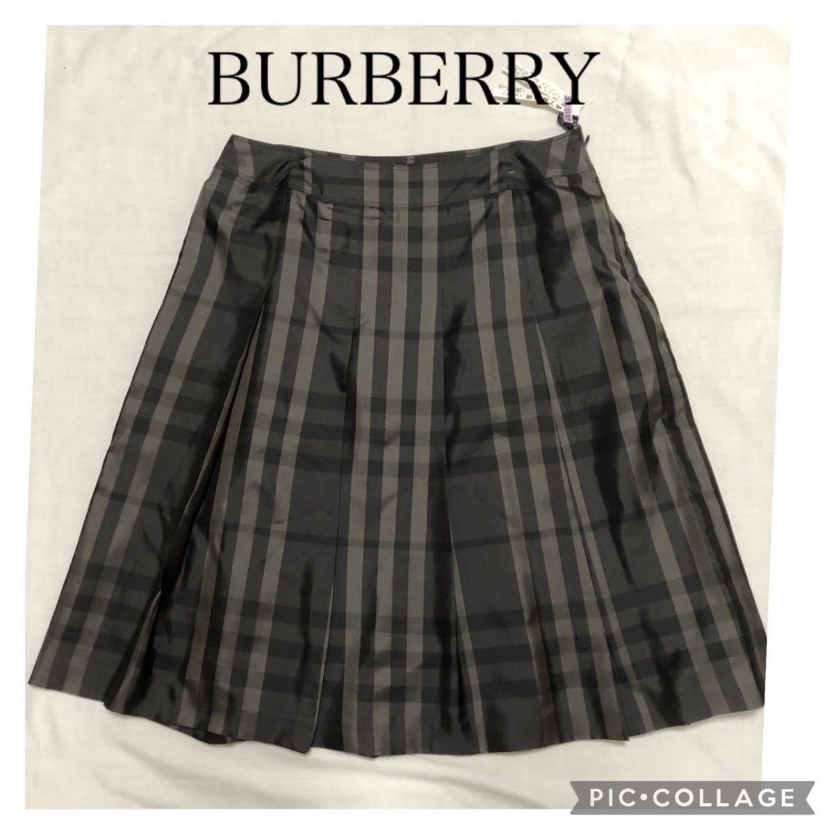 BURBERRY バーバリー膝丈 プリーツ スカート 山陽商会-