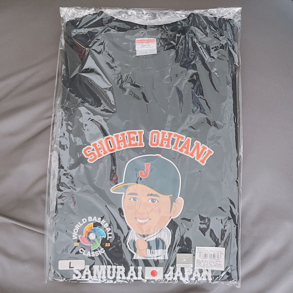 新品未開封】 大谷翔平 イラストTシャツ L WBC 侍ジャパン グッズ