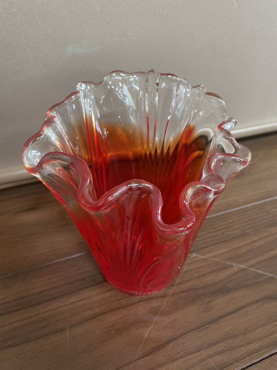 花瓶 ガラス フラワーベース 生花 フラワーアレンジメント インテリア_画像1