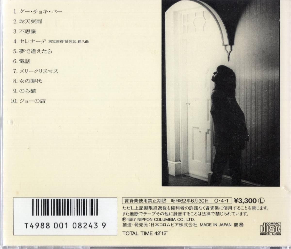 【即決】稲葉喜美子「 NO COMMENT / ノーコメント 」CD/87年_画像2