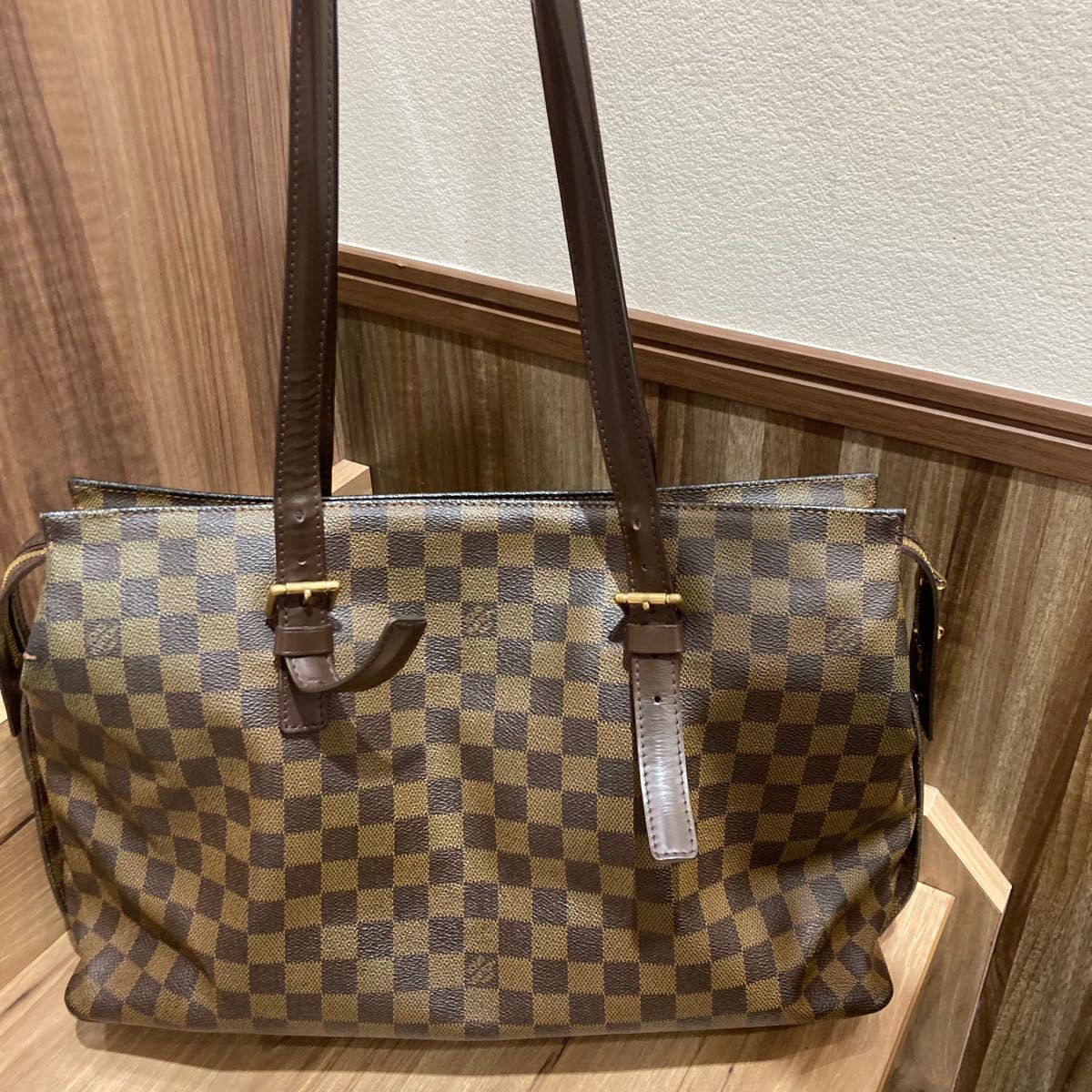LOUIS VUITTON ルイヴィトン ダミエ エヌベ チェルシー トートバッグ