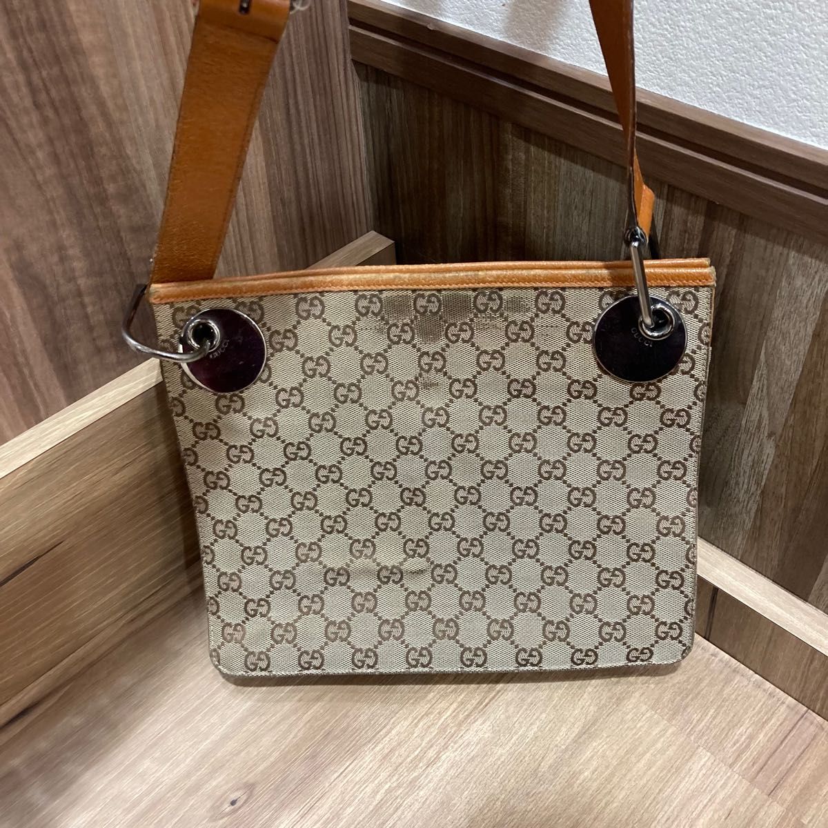 GUCCI GGキャンバス ホースビットワン ショルダーバッグ Yahoo!フリマ